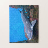 Mariene haaien. legpuzzel (Verticaal)