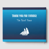 Mariene Insignia Dolphins Helm Oars Shield Nautica Gastenboek (Achterkant)