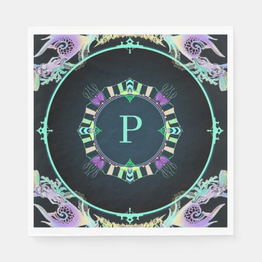 Mariene ketch in neon servet (Voorkant)