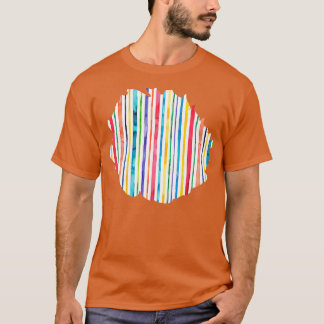 Mariene Kleurrijke Strepen Multi T-shirt