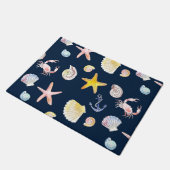 Mariene Leven en Anchors (Donkere) Doormat Deurmat (Schuin)