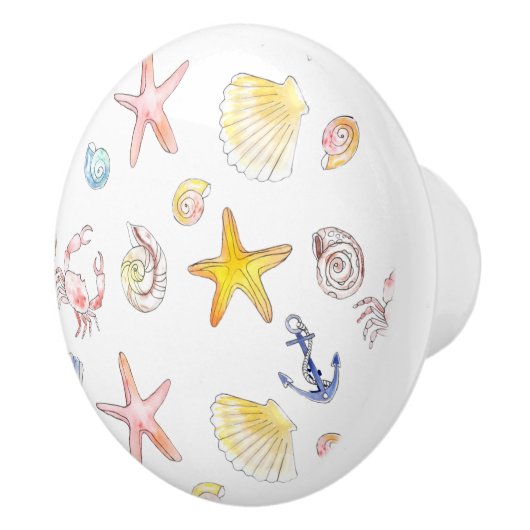 Mariene Leven en Anchors Keramische Knop (Rechts)