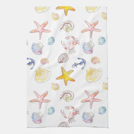 Mariene Leven en Anchors Theedoek (Verticaal)