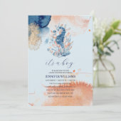 Mariene Leven | Het is een Baby shower van de padv Kaart (Staand voorkant)