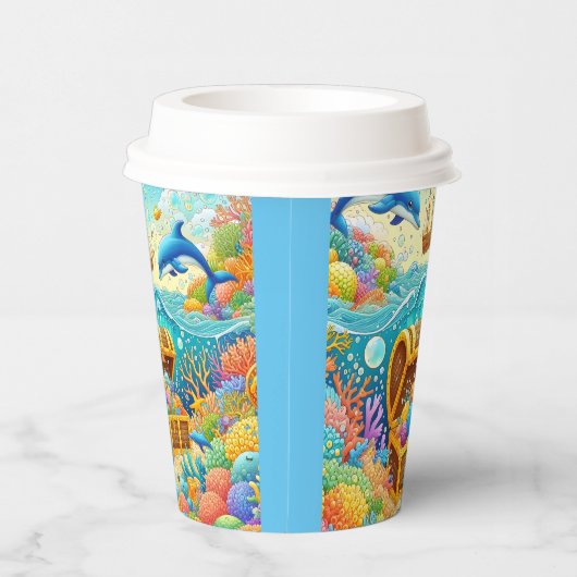 Mariene Leven Papieren Bekers (Rechts)