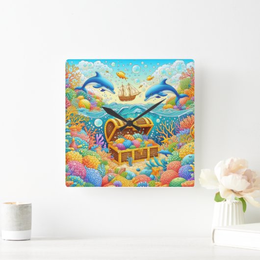 Mariene Leven Vierkante Klok (Huis)