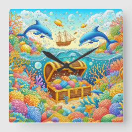 Mariene Leven Vierkante Klok