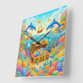 Mariene Leven Vierkante Klok (Hoek)