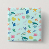 mariene magie vierkante button 5,1 cm (Voorkant)