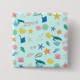 mariene magie vierkante button 5,1 cm