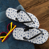 Mariene Motif met zeepaarden Kinder Teenslippers