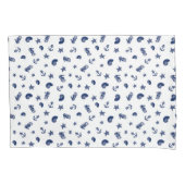 Mariene Motif met zeepaarden Kussensloop (Voorkant)