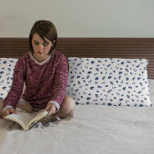 Mariene Motif met zeepaarden Kussensloop