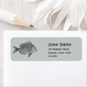 Mariene Nautische  vis Etiket (Insitu)