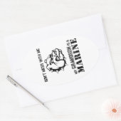 Mariene Opa/Oma Ovale Sticker (Envelop)