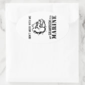 Mariene Opa/Oma Ovale Sticker (Tas)