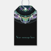 Mariene schets in neon, aanpasbaar cadeaulabel (Voorkant)