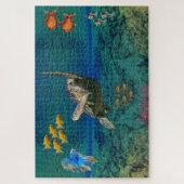 Mariene schildpad legpuzzel (Verticaal)