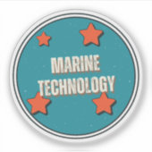 mariene technologie sticker (Voorkant)