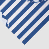 Mariene thema Blauw en witte streep met anker Tissuepapier (Detail)