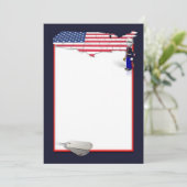 Mariene Uitnodiging (Staand voorkant)