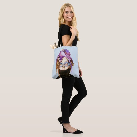 mariene verrassing tote bag (Op model)