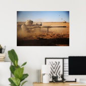 Mariene vezels .50 Kaliberriffel Poster (Thuiskantoor)