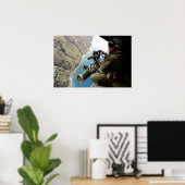 Mariene voorbereidingen voor het bereiken van doel poster (Thuiskantoor)