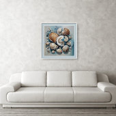 Mariene vormen - Canvas Art Print