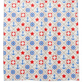 Mariene wandeling. douchegordijn (Voorkant)