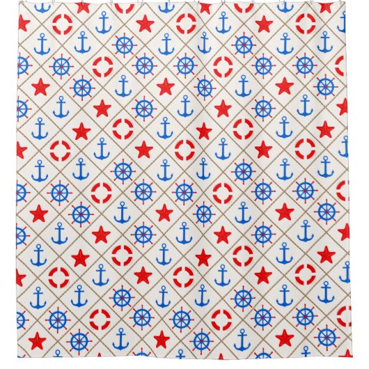 Mariene wandeling. douchegordijn (Voorkant)