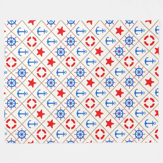 Mariene wandeling. fleece deken (Voorkant (Horizontaal))