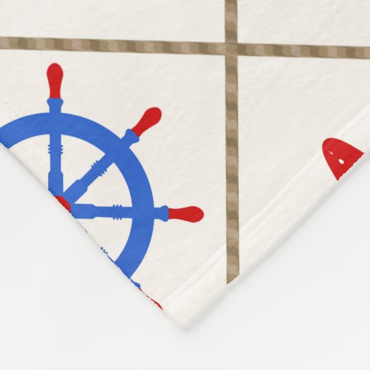 Mariene wandeling. fleece deken (Hoek)