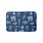 Mariene Waterverf Mariene Dieren Badmat (Voorkant)