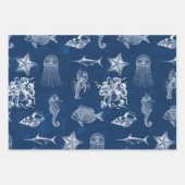 Mariene Waterverf Mariene Dieren Inpakpapier Vel (Voorkant 2)