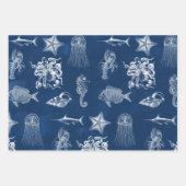 Mariene Waterverf Mariene Dieren Inpakpapier Vel (Voorkant)