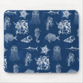 Mariene Waterverf Mariene Dieren Muismat (Voorkant)