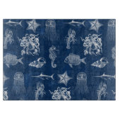 Mariene Waterverf Mariene Dieren Snijplank (Voorkant)