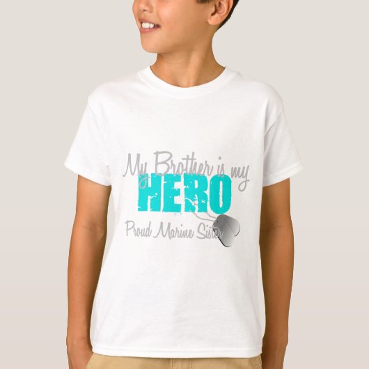 Mariene zuster - Broeder is mijn Hero T-shirt (Voorkant)