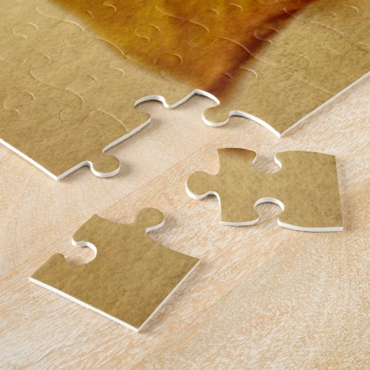 Marienkäfer auf gelbe Blüte Legpuzzel (Zijkant)