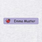 Marienkäfer - blau grün lila - 96 schmale Kinder  Labels (Design 1)