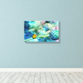 Marienkäfer Canvas Afdruk (Insitu (Houten vloer))