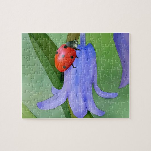 Marienkäfer Legpuzzel (Horizontaal)