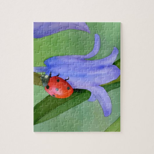 Marienkäfer Legpuzzel (Verticaal)