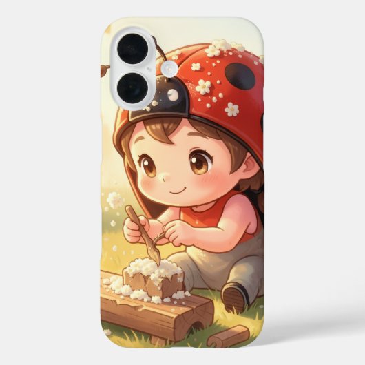 Marienkäfer und das verborgene Nektarkönigreich Case-Mate iPhone Case (Achterkant)