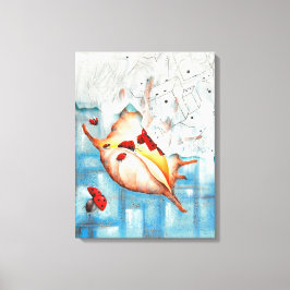 Marienkäfer Verwandlung Canvas Afdruk