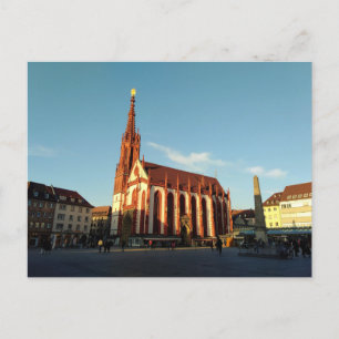 Marienkapelle in Würzburg, Duitsland Briefkaart