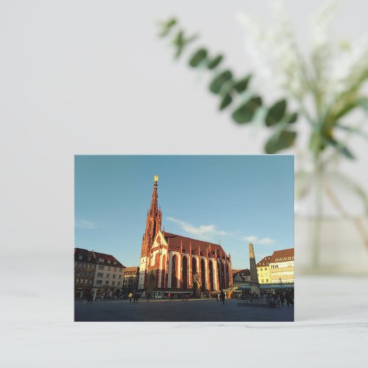 Marienkapelle in Würzburg, Duitsland Briefkaart (Staand voorkant)