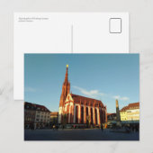 Marienkapelle in Würzburg, Duitsland Briefkaart (Voorkant / Achterkant)