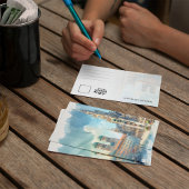 Marienplatz München Duitsland Waterverf Briefkaart